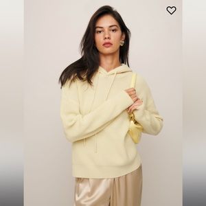 Alexei Cashmere Hoodie - Custard Color